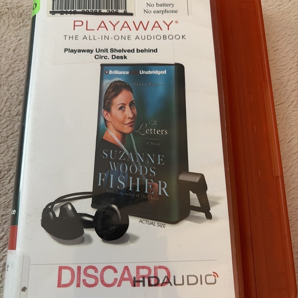 Playaway Audiobook Ex Library - The Letters By Suzanne Woods Fisher